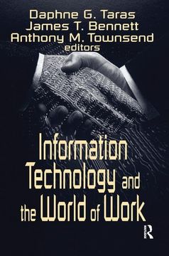 portada Information Technology and the World of Work (en Inglés)