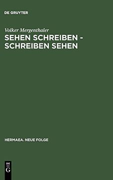 portada Sehen Schreiben - Schreiben Sehen (en Alemán)