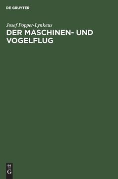 portada Der Maschinen- und Vogelflug (German Edition) [Hardcover ] (en Alemán)