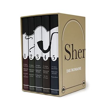 portada Sherlock Holmes - die Romane. Leipziger Ausgabe in Fünf Bänden (Haffmans bei Zweitausendeins) (en Alemán)