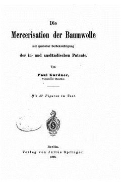 portada Die Mercerisation Der Baumwolle (in German)