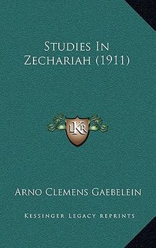 portada studies in zechariah (1911) (en Inglés)