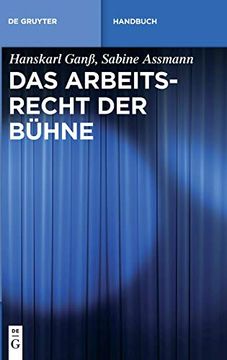 portada Das Arbeitsrecht der Bühne (de Gruyter Handbuch) 