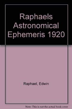 portada Raphael's Astronomical Ephemeris 1920 With Tables of Houses for London, Liverpool and new York