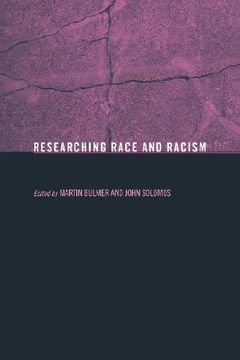 portada researching race and racism (en Inglés)