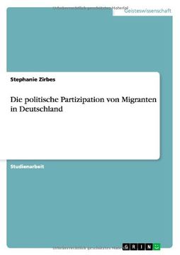 portada Die politische Partizipation von Migranten in Deutschland (German Edition)