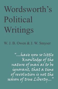 portada wordsworth's political writings