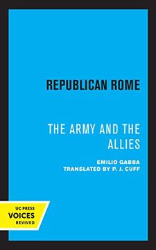 portada Republican Rome: The Army and the Allies (en Inglés)