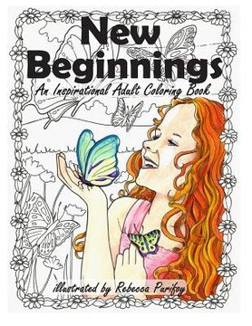portada New Beginnings: An Inspirational Adult Coloring Book (en Inglés)