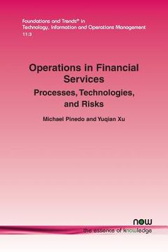 portada Operations in Financial Services: Processes, Technologies, and Risks (en Inglés)