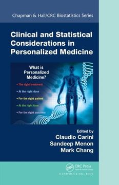 portada Clinical and Statistical Considerations in Personalized Medicine (en Inglés)