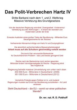 portada Das Polit-Verbrechen Hartz IV (German Edition)