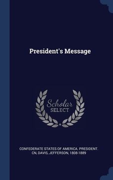portada President's Message (en Inglés)