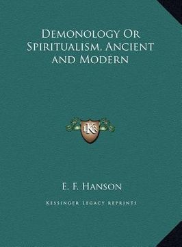 portada demonology or spiritualism, ancient and modern (in English)