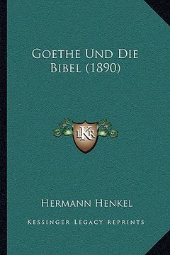 portada Goethe Und Die Bibel (1890) (en Alemán)