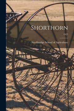 portada Shorthorn; 1927 (en Inglés)