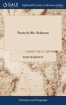 portada Poems by Mrs. Robinson (en Inglés)