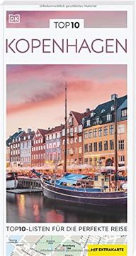 portada Top10 Reiseführer Kopenhagen: Top10-Listen zu Highlights, Themen und Stadtteilen mit Wetterfester Extra-Karte (en Alemán)