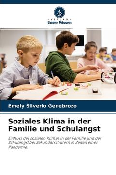 portada Soziales Klima in der Familie und Schulangst (en Alemán)