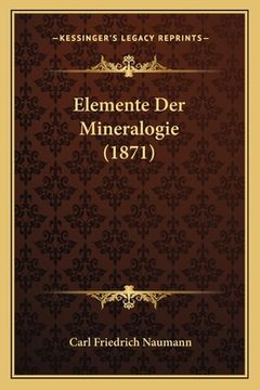 portada Elemente Der Mineralogie (1871) (en Alemán)