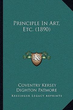 portada principle in art, etc. (1890) (en Inglés)