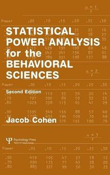 portada Statistical Power Analysis for the Behavioral Sciences 