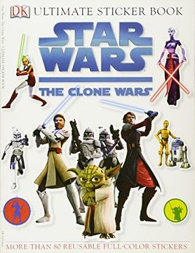 portada Ultimate Sticker Book: Star Wars: The Clone Wars (en Inglés)