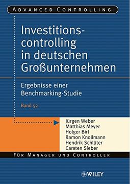 portada Investitionscontrolling in Deutschen Großunternehmen: Ergebnisse Einer Benchmarking-Studie