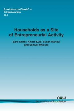 portada Households as a Site of Entrepreneurial Activity (en Inglés)