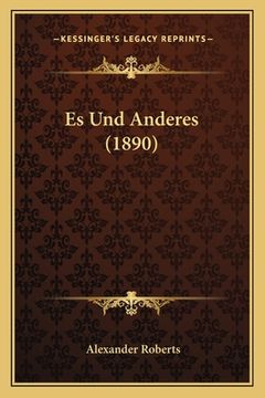 portada Es Und Anderes (1890) (en Alemán)