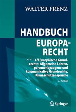 portada Handbuch Europarecht: Band 4 (in German)