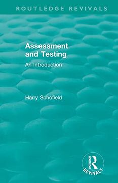 portada Assessment and Testing (Routledge Revivals) (in English)