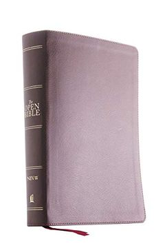 portada The Niv, Open Bible, Leathersoft, Brown, Thumb Indexed, red Letter, Comfort Print: Complete Reference System (in English)