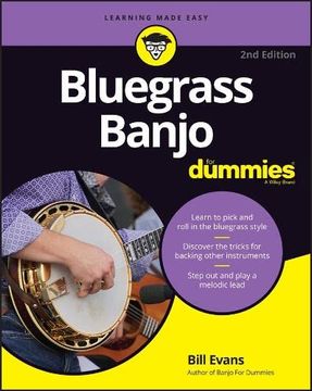 portada Bluegrass Banjo for Dummies: Book + Online Video & Audio Instruction 