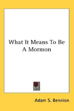 portada what it means to be a mormon (en Inglés)