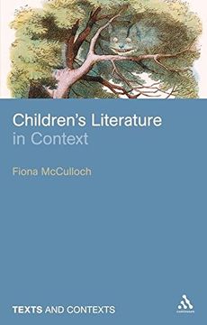 portada Children's Literature in Context (Texts and Contexts) (in English)