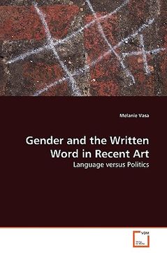 portada gender and the written word in recent art (en Inglés)