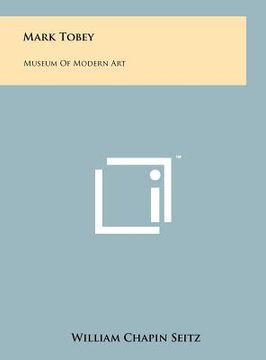 portada mark tobey: museum of modern art