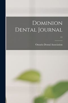 portada Dominion Dental Journal; 11