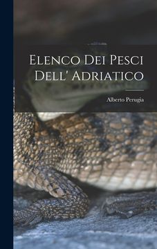 portada Elenco dei pesci dell' Adriatico (en Italiano)