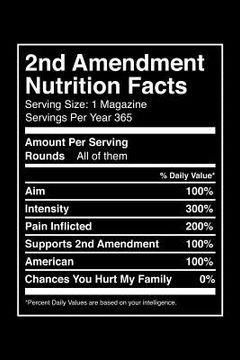 portada Second Amendment Nutrition Facts (en Inglés)