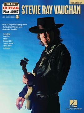 portada Stevie ray Vaughan Deluxe Guitar Play-Along Volume 27: 15 Songs With Interactive Backing Tracks (Deluxe Guitar Play-Along, 27) 