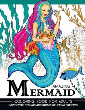 portada Mermaid Coloring Book for adults: An Adult coloring Books Underwater world
