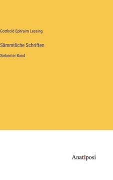 portada Sämmtliche Schriften: Siebenter Band (en Alemán)