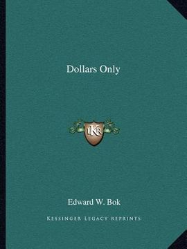portada dollars only (en Inglés)