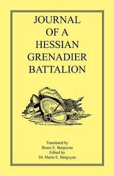 portada journal of a hessian grenadier battalion (en Inglés)
