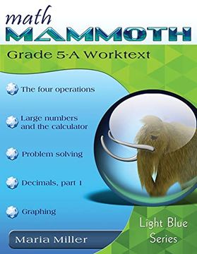 portada Math Mammoth Grade 5-a Worktext (en Inglés)