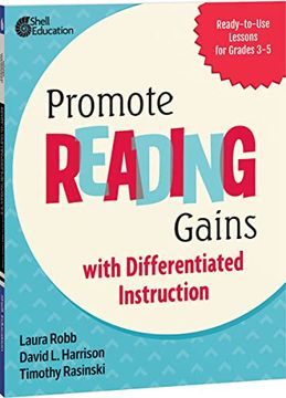portada Promote Reading Gains with Differentiated Instruction: Ready-To-Use Lessons for Grades 3-5 (en Inglés)