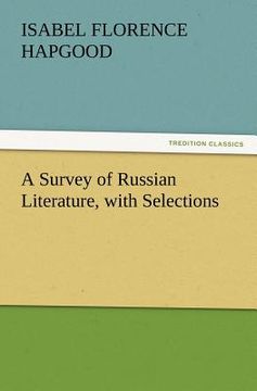 portada a survey of russian literature, with selections (en Inglés)
