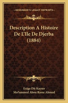 portada Description A Histoire De L'Ile De Djerba (1884) (in French)